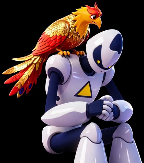 Mascot Robot robot masalah