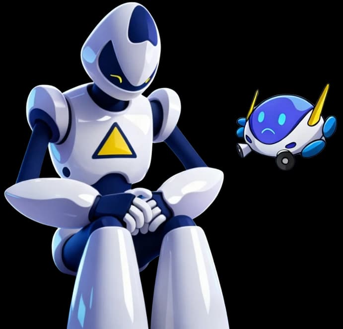 Mascot Robot robot masalah